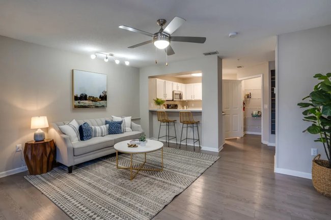 living room at The Monroe located in Tallahassee, FL