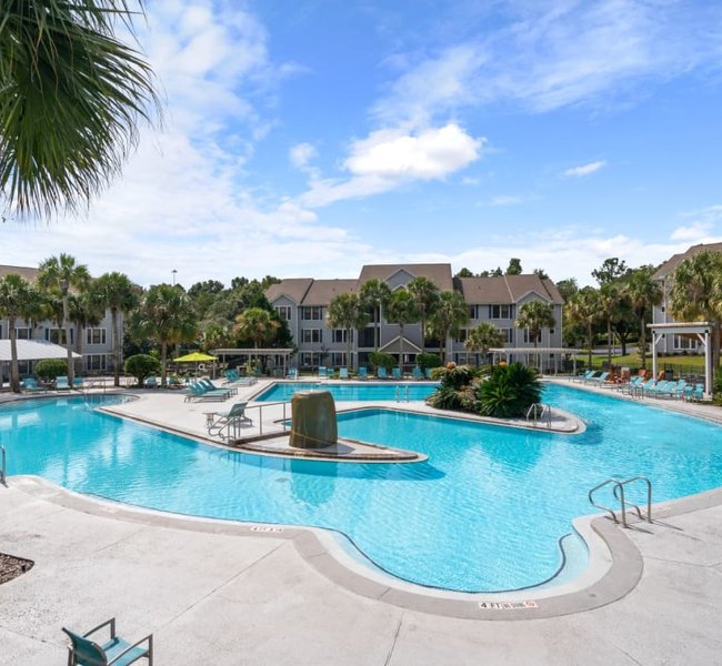pool at The Monroe located in Tallahassee, FL